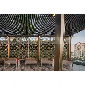 ANN8531 Modern Coated Stainless Steel <b>Screen</b> <b>Partition</b> with Bespoke Design Multi-Functional for Engineering Projects - Product Image 1