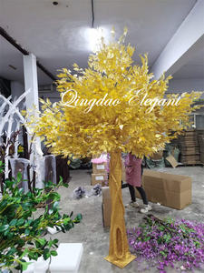 بخاخ شجرة عيد الميلاد المجيد بأقواس عيد الميلاد الذهبية شجرة السنة الصينية الجديدة قوس شجرة الذهب الاصطناعي - Product Image 2