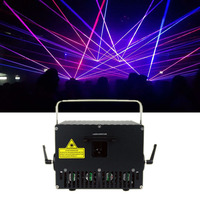 Proyector Láser Impermeable IP65 de 5W 6W ILDA para Animación 3D, Ideal para Fiestas, Discotecas, Escenarios, Clubes Nocturnos, Espectáculos de DJ y Eventos
