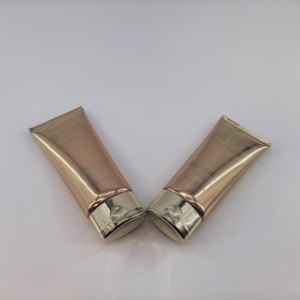 D40mm 100ml Aluminum <b>Plastic</b> Oval <b>Tube</b> With Oval Flip Cap Cosmetic Packaging for Skin Care High Glossy ABL <b>Plastic</b> Empty <b>Tube</b> - Product Image 3