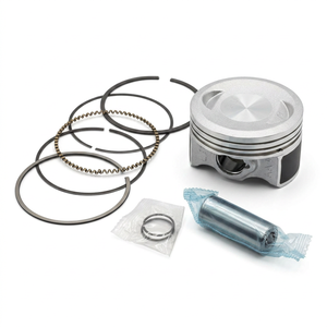 ชุดประกอบลูกสูบเครื่องยนต์สามล้อ Bajaj RE Compact BS4 / RE BS4 ขนาด 63.50 มม. คุณภาพสูง พร้อมแหวนลูกสูบมาตรฐาน OEM - Product Image 1