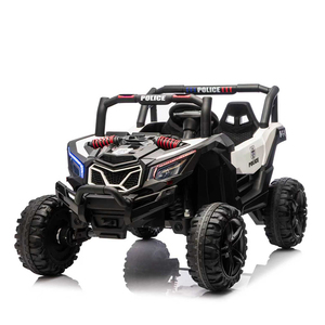 Auto de Policía Eléctrico para Niños al Mejor Precio, 2 Asientos, Funciona con Batería de 24V, Autos de Juguete Eléctricos para Niños de 2 a 13 Años - Product Image 1