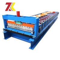 Machine de traitement de tôles métalliques pour panneaux muraux en acier coloré haute vitesse 1090, largeur de matière première 1250 mm, laminage 0,5-0,75 mm