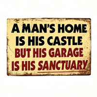 Vente en gros de plaques en étain personnalisées, design vintage, 30x20cm, thème lettres, plaque d'immatriculation de voiture pour la décoration