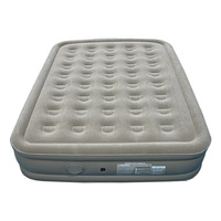 Matelas pneumatique de luxe pleine grandeur avec pompe intégrée bon marché Lit auto-gonflable portable pour l'extérieur Lit gonflé King Size