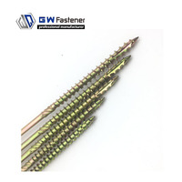 Sekrup Kayu Chipboard Metrik Baja Karbon Berlapis Seng Kuning Torx Tipe 17 Serbaguna Kustom