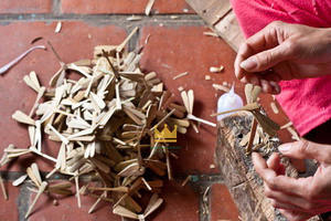 ผีเสื้อไม้ไผ่ใช้สำหรับตกแต่งทางวัฒนธรรมและการนำเสนองานฝีมือ ส่งออกจากเวียดนาม ราคาถูก - Product Image 5