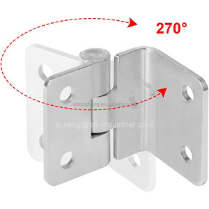 Charnières de poitrine en acier inoxydable 304 de haute qualité épaisseur 2.8mm charnières rétro semi-dissimulées à trois plis 2 "charnière de porte décalée - Product Image 3