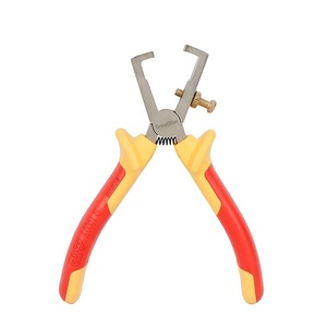 6" 152mm 1000V VDE Approved Steel Insulated <b>Wire</b> <b>Stripper</b> Plier Dual-material Comfort Grip Handle for DIY Cutting OEM - Product Image 1