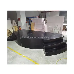 Top Quality Round Stage Wooden Glass Wedding Stage Asian Wedding Stages For Wholesale