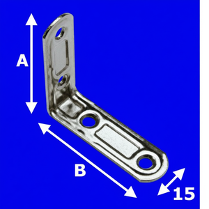 แผ่นสเตนเลสป้องกันมุมพิมพ์ลาย AL164IN55 50X50 - Product Image 1