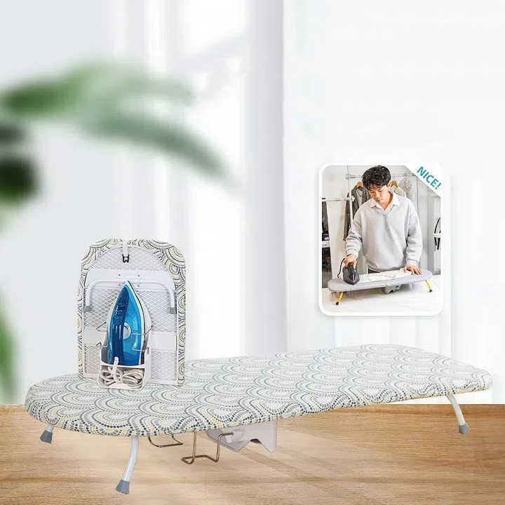 Space-saving Wall-Mounted Ironing Board - Heat-resistant