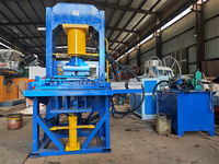 Machine automatique de fabrication de tuiles en plastique recyclé, machine de fabrication de briques en plastique recyclé à vendre