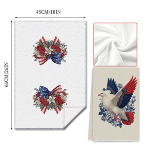Cross-border digital printing independent daily style household kitchen cleaning towels, dishcloths, <b>tablecloths</b>, decorative - Product Image 4