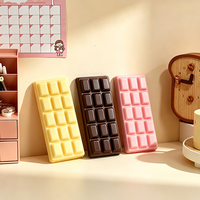 Jouet anti-stress en forme de barre de chocolat, TPR super doux, à remontée lente, simulation de nourriture, pour adolescents et adultes, cadeaux