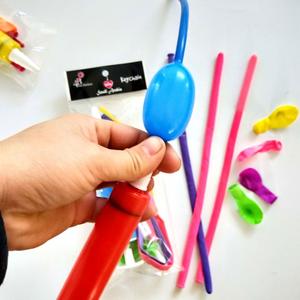 Set de Globos Largos para Decoración de Cumpleaños Infantiles, con Bomba de Aire, Set de Globos de Juguete - Product Image 5