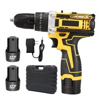Perceuse sans fil 12V DIY, moteur sans balais, diamètre de perçage maximal de 30 mm, OEM personnalisable, tournevis électrique multifonction