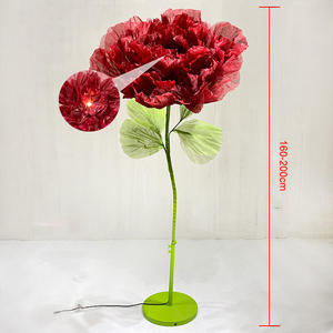 I219 Giant Flower Decoration Giant Electric Standing Flowers <span class=keywords><strong>apertura</strong></span> e chiusura automatica meccanica dei fiori - Product Image 4