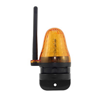 Luz de Alarma LED para Exteriores, Universal, 12V 24V 220V, Luz Estroboscópica Intermitente, Lámpara de Advertencia de Emergencia para Montaje en Pared, para Abridor de Puerta