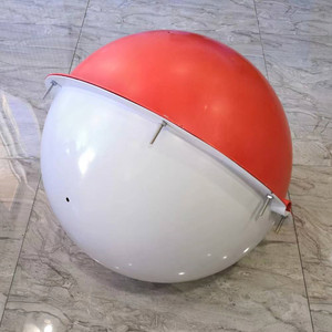 Sphères <span class=keywords><strong>de</strong></span> signalisation aériennes en <span class=keywords><strong>fibre</strong></span> <span class=keywords><strong>de</strong></span> <span class=keywords><strong>verre</strong></span> FRP GRP haute visibilité pour lignes électriques aériennes - Product Image 6