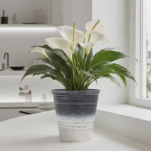 Maceta de Plástico Ecológica de Estilo Chino 2026 para Plantas de Interior/Exterior, Circular Cilíndrica de Gran Tamaño - Product Image 3