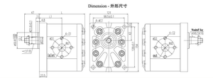 Single Double High Transmission Oil Change Gear Pump Excavator Part Hydraulic Gear Pump 200 Bar - Product Image 4