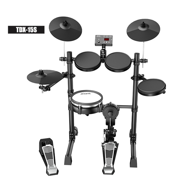 Aroma Electronic Drum Set Kit Percussion Music Instruments Build-in Metronome 12 Groups Drum Tones 43 Groups Accompaniment