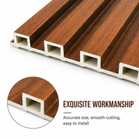 Panneau de revêtement mural extérieur moderne WPC imperméable, ignifuge, anti-UV, résistant à l'humidité pour une utilisation intérieure et extérieure