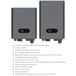 Inversor Solar de Onda Sinusoidal Pura Dual de 120V/240V Estándar de EE. UU. de 3KW de Baja Frecuencia con MPPT para el Hogar - Product Image 3