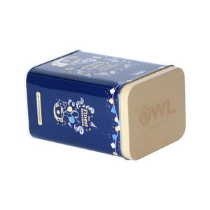 Nhà Sản Xuất Tùy Chỉnh Kín Hình Chữ Nhật Vuông Rỗng <span class=keywords><strong>Tin</strong></span> Trường Hợp Cho Cà Phê Kim Loại Bao Bì Trà Hộp Thiếc Với Nắp - Product Image 2