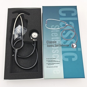 Estetoscopio Médico Profesional Clásico de Acero Inoxidable de Doble Cabeza para Uso en Clínicas, Doctores, Enfermeras, Adultos, Pediatría y Cardiología - Product Image 6