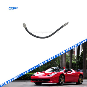 Tuyau de frein arrière gauche pour Ferrari F458 2010-2016, pièces de démontage, tuyau de frein en caoutchouc de haute qualité, OE 118100 - Product Image 1