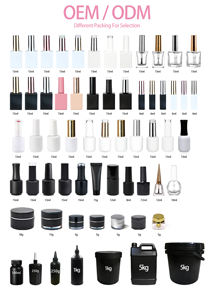 Kit de vernis à ongles gel professionnel 15 ml 2026 sans HEMA, avec couche de finition en résine, certifié, gel UV pailleté néon - Product Image 5