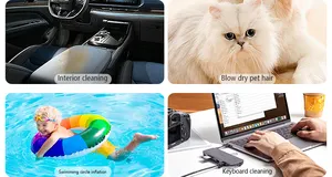 Cordless Compressed Electric Turbo Jet Air Duster Mini 110000RPM Computer Keyboard Cleaning Air Duster Blower Gun Vacuum