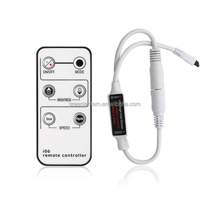 Bộ Điều Khiển Làm Mờ Đèn LED Một Màu Điều Khiển Từ Xa IR Không Dây 6 Phím Đèn Dải LED 5V 12V 24V Bộ Điều Chỉnh Độ Sáng Hồng Ngoại Mini IR - Product Image 2