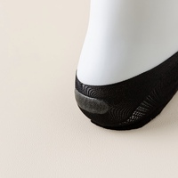 Chaussettes habillées pour femmes à bout ouvert et cinq doigts, en nylon, invisibles, fines, respectueuses des ongles, pour l'été, avec design de bordure et talon antidérapant, vente en gros usine