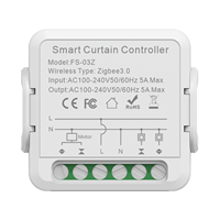Module de relais Wi-Fi tactile pour rideaux, mini-interrupteur sans neutre avec module Tuya et télécommande, conforme RoHS et CE