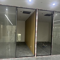 Cloison modulaire insonorisée en aluminium pour bureaux, salons, villas et salles de réunion