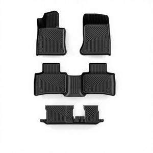 Tapis de sol de voiture 3D en TPE inodore pour <span class=keywords><strong>Mercedes</strong></span> Benz GLC X253 GLE W167 2016-2024, toutes saisons, imperméables, BORNSELLER, écologiques - Product Image 4