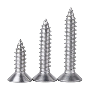براغي خشب ذاتية اللولبة برأس سداسي ومسطح من الفولاذ المقاوم للصدأ 304 بتشطيب معالج لتركيب بلاط السقف في البناء - Product Image 1