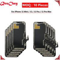 MOQ : 10 pièces en gros pour iPhone 12 Mini / 12 / 12 Pro / 12 Pro Max Écran LCD Moniteur Tactile Numériseur Assemblé