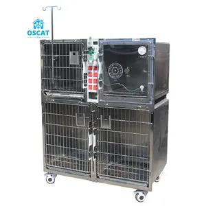OSCAT EUR PETMedical Electric Pet Hospital Special Pet Inpatient Oxygen Chamber Power Supply Wholesale Dog Cage