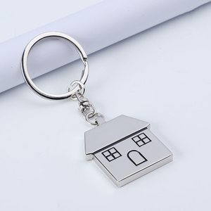 Conception personnalisée de haute qualité en métal maison porte-clés agent <span class=keywords><strong>immobilier</strong></span> en forme de maison <span class=keywords><strong>immobilier</strong></span> mode dessin animé gravé logo - Product Image 4
