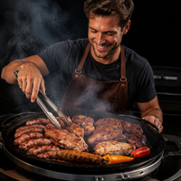 KIMSTONE 28 pouces de pierre motif multifonctionnel grande capacité Kamado Grill légumes Pizza et viande peuvent tous être grillés