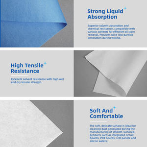 WIPESTAR Paños de Limpieza Sin Pelusa para la Industria Electrónica, Paños de Limpieza No Tejidos de Poli Celulosa para Cuartos Limpios, Paños de Limpieza No Iónicos - Product Image 3
