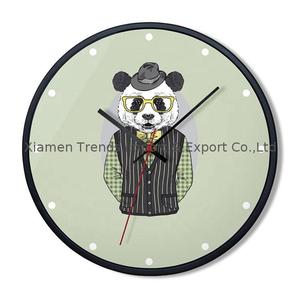Phim Hoạt Hình Động Vật Nhựa Cổ Nghệ Thuật Tùy Chỉnh Đồng Hồ Pin Hoạt Động Im Lặng Đồng Hồ Treo Tường - Product Image 1