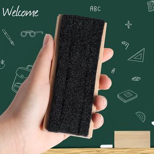 Gomme de <span class=keywords><strong>tableau</strong></span> noir-6 pièces de caoutchouc de panneau de gomme de <span class=keywords><strong>feutre</strong></span> avec manche en bois massif de pin nettoyeur plumeau pour <span class=keywords><strong>tableau</strong></span> noir <span class=keywords><strong>tableau</strong></span> blanc <span class=keywords><strong>craie</strong></span> de - Product Image 5