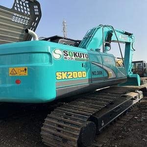 Kobelco 20Ton SK200เครื่องขุดมือสองจากญี่ปุ่นสินค้ามาใหม่ได้รับการรับรองมาตรฐาน EPA CE - Product Image 6