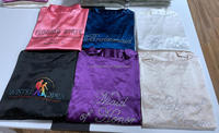Batas de seda de alta calidad de lujo de talla grande 55 colores listas para enviar mujeres novia dama de honor bata de satén boda fiesta mañana vestido