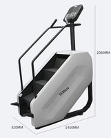 Appareil de cardio-training professionnel pour la remontée des escaliers, à résistance magnétique, robuste, avec écran LCD, pour salle de sport